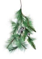 Ялинкова гілка Yes! Fun 0.50 м з прикрасою "Чарівна" 