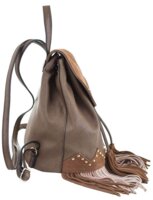 Сумка-рюкзак з бахромою YES, коричневий (554119)