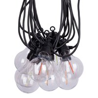 Електрогірлянда-ретро LED вулична Yes! Fun, 10 ламп, d-60 мм, багатобарвна, 8 м