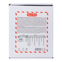 Електрогірлянда-штора LED вулична Yes! Fun, 150 ламп, IP 65, тепло-біла, білий провід