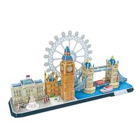 Пазл 3D CubicFun City Line London, 107 элементов (MC253h)
