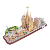Конструктор 3D Cubic Fun City line Barcelona (MC256h)