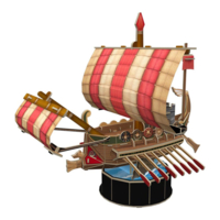 Трехмерная головоломка-конструктор CubicFun Римский Боевой корабль (T4032h)