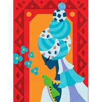 Художній комплект малювання кольоровим піском Блакитні принцеси (DJ08637)