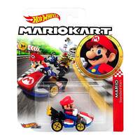 Машинка Hot Wheels Mario kart Маріо стандартний автомобіль (GBG25/GBG26)