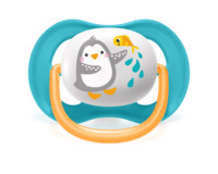 Пустушка ортодонтична Avent Ultra Air Animal для хлопчиків 6-18 місяців, 2 шт. (SCF080/07)