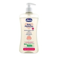 Шампунь-гель міцелярний для тіла та волосся для чутливої шкіри Baby Moments, 500 мл (10241.00) 
