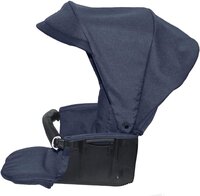  Універсальна коляска 3 в 1 CAM Dinamico Up Smart на чорній рамі Синя (897T/V90/990/842K) 