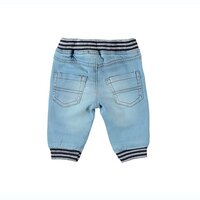 Голубые джинсы iDO на резинке для мальчика 9 месяцев (4.W079.00/7300/9)