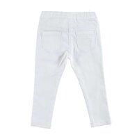 Белые зауженные брюки iDO для девочки 5 лет (4.U362.00/0113)