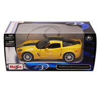 Автомодель 2009 Chevrolet Corvette Z06 GT1 жовтий (31203 yellow)