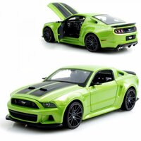  Автомодель New Ford Mustang Street Racer Maisto 1:24 Зелений металік (31506 met. Green)