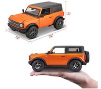 Автомодель Maisto 1:24 Ford Bronco 2 doors version Помаранчевий (31530 MET. ORANGE) 