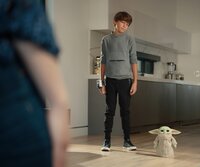  Інтерактивний Малюк Йода Mattel Star Wars із серіалу Зіркові війни: Мандалорець 30 см (GWD87) 