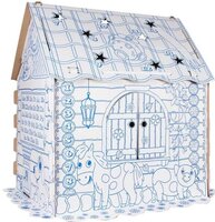  Гра дитяча кімнатна Dream Makers Будиночок для розфарбовування (DOM1C_UA) 