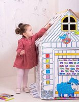  Гра дитяча кімнатна Dream Makers Будиночок для розфарбовування (DOM1C_UA) 