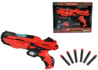  Игрушечное оружие Qunxing Toys Бластер 6-зарядный со светом (FJ833) 