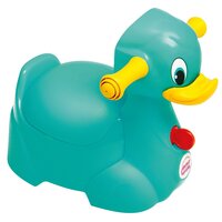 Дитячий горщик OK Baby Quack з ручками Бірюзовий (37077230) 