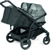  Коляска Peg-Perego Book for Two Cinder сіра (IP05280000GL53RO01) 