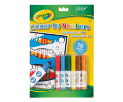 Розмальовка за номерами Crayola з фломастерами (256251.012) 