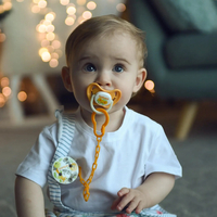 Кліпса для пустушок Baboo Safari 0+ мес (90421) 