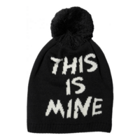 Зимова дитяча шапка Lenne Riimi, 54 розмір, чорна (16391/042) 