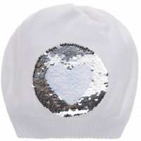 Демісезонна шапка Lenne Litric для дівчинки, біла (19276/001/56) 