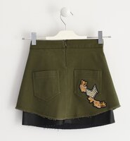 Юбка iDO для девочки 10 лет в стиле милитари (4.K951.00/5557)