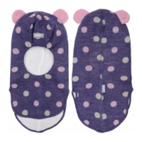 Зимова шапка-шолом Lenne Tipi для дівчинки, фіолетова (19576/6199/48) 