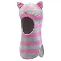 Зимова шапка-шолом Lenne Elsu для дівчинки, сіра / малинова (19381B/254/48) 