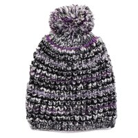 Зимова шапка Lenne Stelly з фіолетовими смужками для дівчинки 5 років (18387/612/52) 