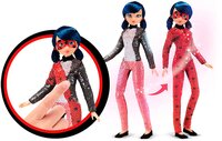  Кукла Miraculous Леди Баг и Супер-Кот в костюме с пайетками - модное превращение Маринетт в Леди Баг 