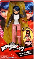  Кукла Miraculous Леди Баг и Супер-Кот в костюме с пайетками - модное превращение Маринетт в Леди Баг 