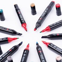 Набір скетч-маркерів SANTI Professional в сумці на спиртовій основі 80 шт (390601)