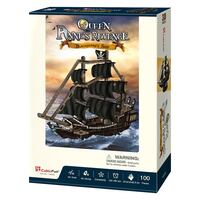 Тривимірний пазл CubicFun Корабель Помста королеви Ганни (T4035h) 
