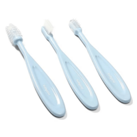 Набір зубних щіточок BabyOno, блакитний, 3 шт. (550/02) 