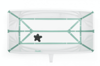 Ванночка для купання Stokke Flexi Bath Aqua з підставкою, бірюзовий (531505)