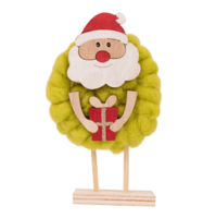 Декоративна фігурка Novogod'ko Дід Мороз, світло-зелений, 15 см (805419) 