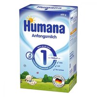 Суха молочна суміш Humana 1 з пребіотиками, LC PUFA і нуклеотидами, 600 г (4031244720221) 