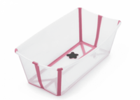Ванночка для купання Stokke Flexi Bath (прозрачный) с подставкой, розовый (531503)