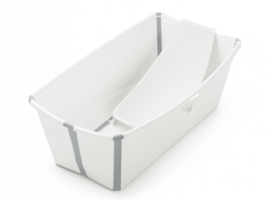 Ванночка для купання Stokke Flexi Bath (білий) з підставкою, сірий (531501) 