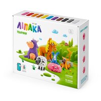 Меганабір пластиліну, що самостійно твердіє, Ліпака Тварини (15012-UA01) 