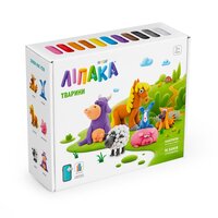 Меганабір пластиліну, що самостійно твердіє, Ліпака Тварини (15012-UA01)