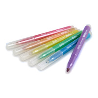 Фломастеры Colorino Pastel с блестками 6 цветов (82565PTR)