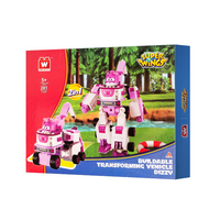 Конструктор-трансформер Super Wings Small Blocks 2-in-1 Buildable Transforming Vehicle Dizzy (EU385006) 