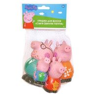 Іграшки для ванни Peppa Pig Сім'я свинки Пеппи (4820171713754) 