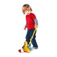  Іграшка-каталка Quercetti Веселе каченя (4180-Q)