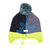 Зимова шапка Lenne Garry для хлопчика, чорний / сірий (18375/104/46) 