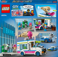 Конструктор LEGO City Поліцейське переслідування фургона з морозивом (60314)