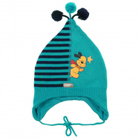 Демисезонная шапка для мальчика Lenne Falcon, бирюзовая (16248/415/48) 